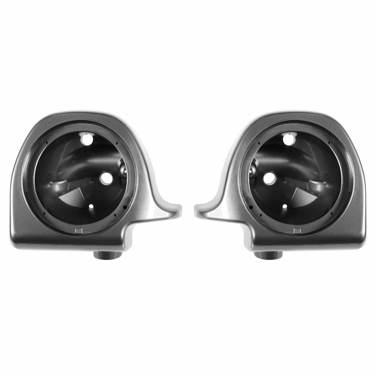 HOGWORKZ　ベント付ロアーフェアリング用　6.5インチスピーカーポッド　チャコールパール-02