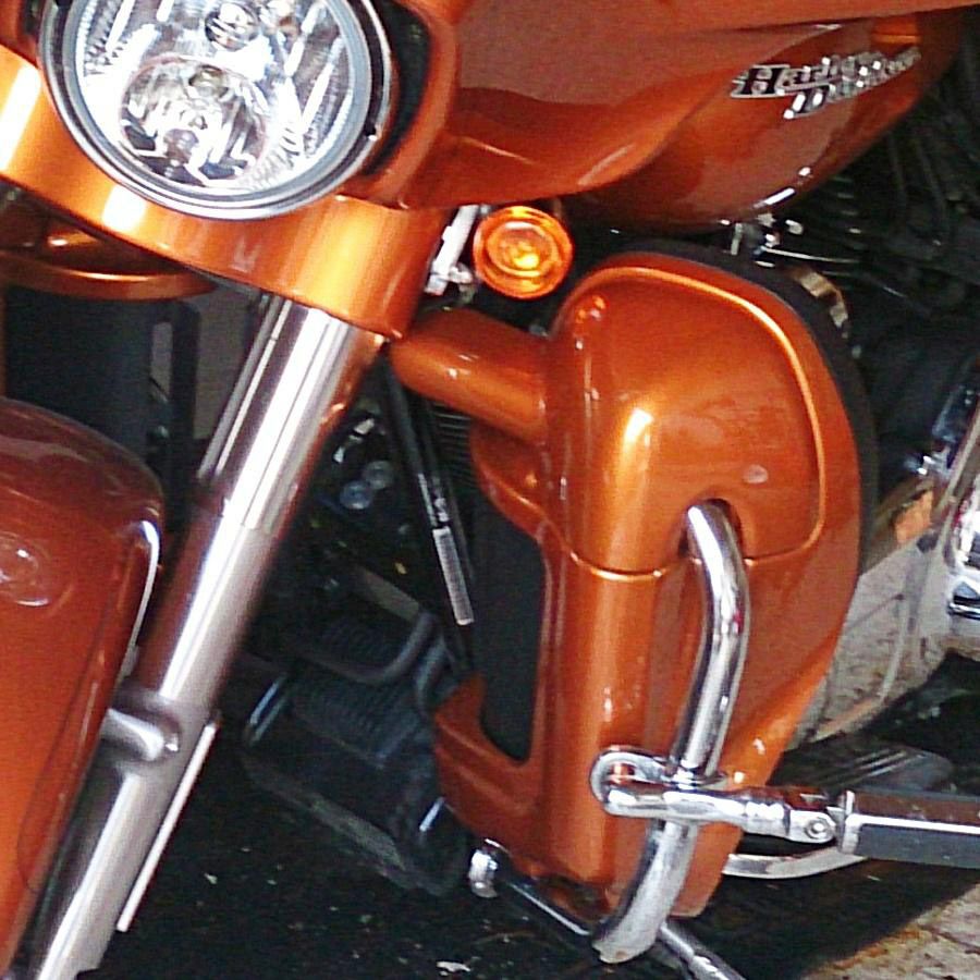 HOGWORKZ　ベント付ロアーフェアリング・キット　アンバーウィスキー-01