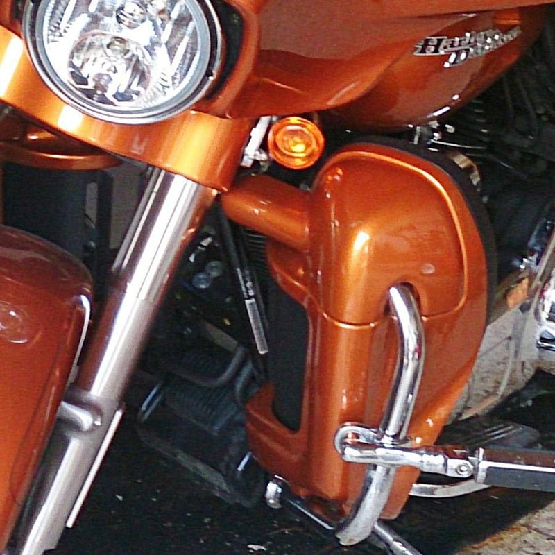 HOGWORKZ　ベント付ロアーフェアリング・キット　アンバーウィスキー-01