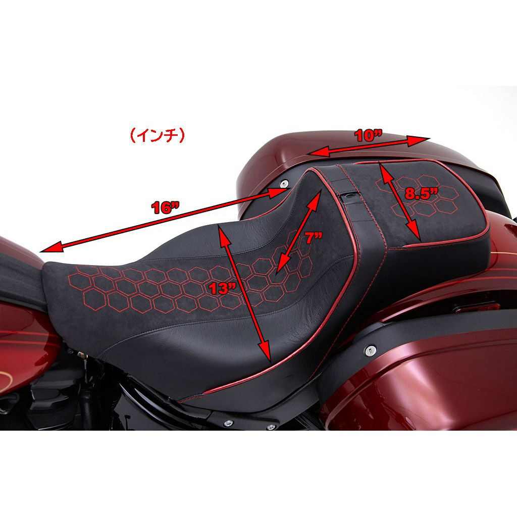 M8 ローライダー/S/ST、スポーツグライド ウィドウメーカー・ツーアップシート コルビン4