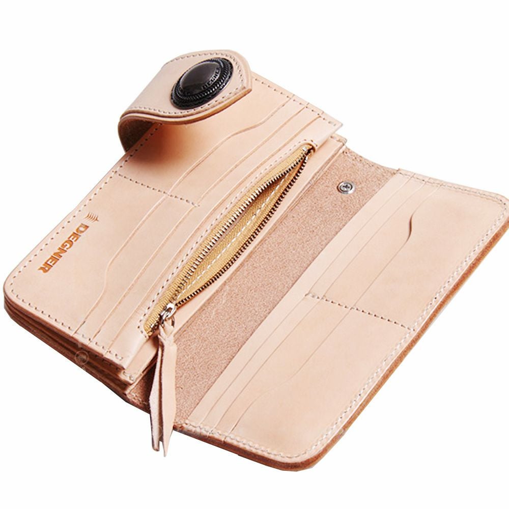 DEGNER レザーロングウォレット タン-02