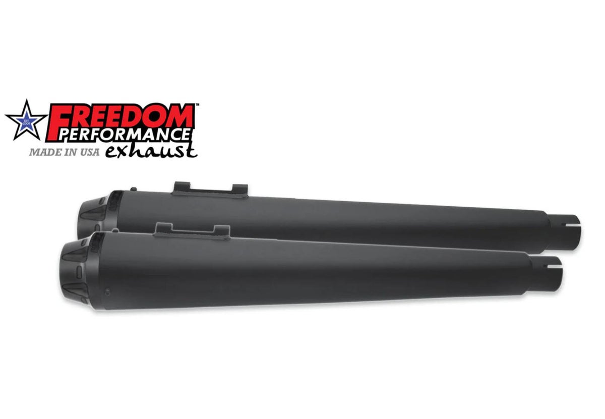 フリーダムパフォーマンス(FREEDOM)エキゾースト 4.5インチ アメリカンアウトロー ブラック/ブラック-02