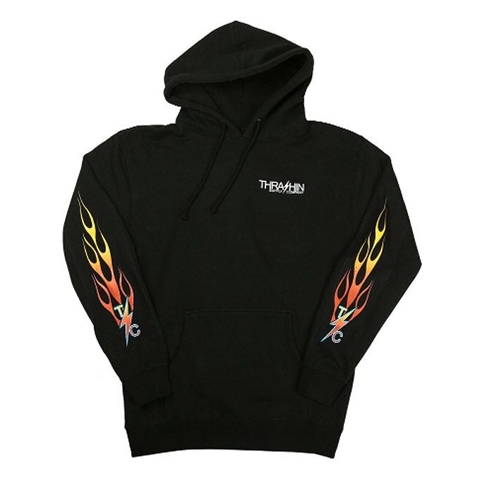 Thrashin Supply　THE FLAME　プルオーバーパーカー-02