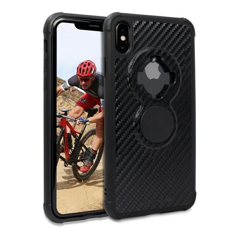 ROKFORM i-Phone XS Max クリスタルケース　ブラックカーボン-01