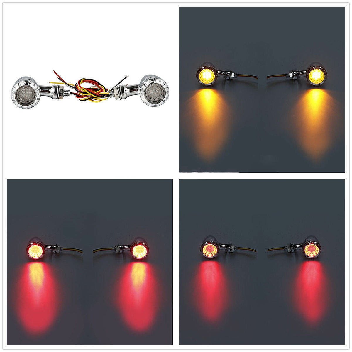 LEDミニブレットウインカー＆テールライト　クローム-03