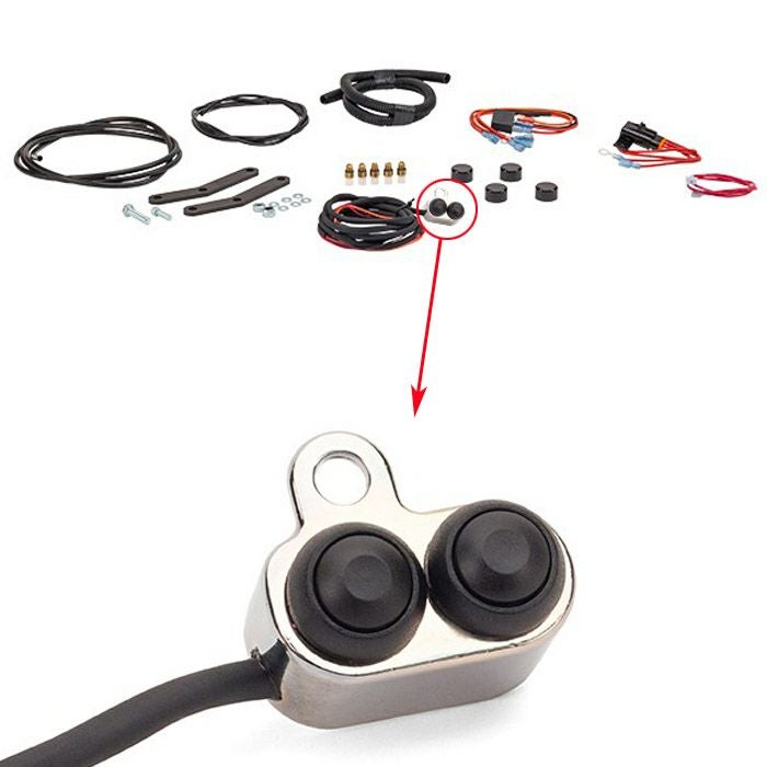 Arnott Ultimate Ride アジャスタブルエアサスペンション　クローム　ツーリング-02