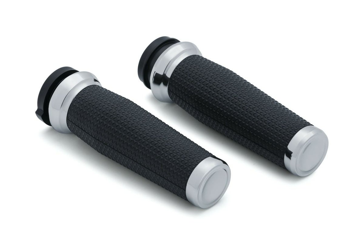 Kuryakyn　Thresherグリップ　クローム　電子制御スロットル用-02