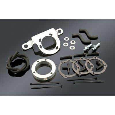 Kuryakyn エアクリーナーマウンティングキット クローム ツインカムキャブ車用-01