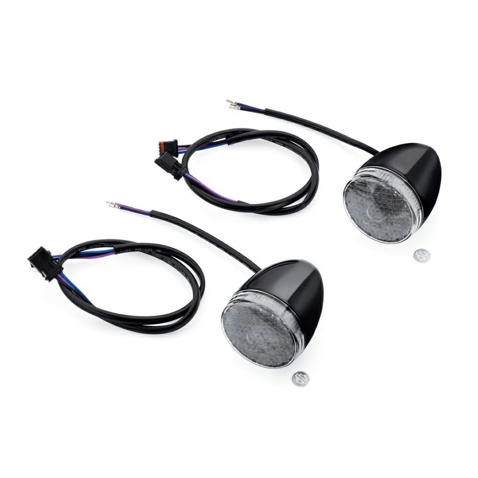 LED ブレット・ターンシグナルキット　ブラック x スモークレンズ-02