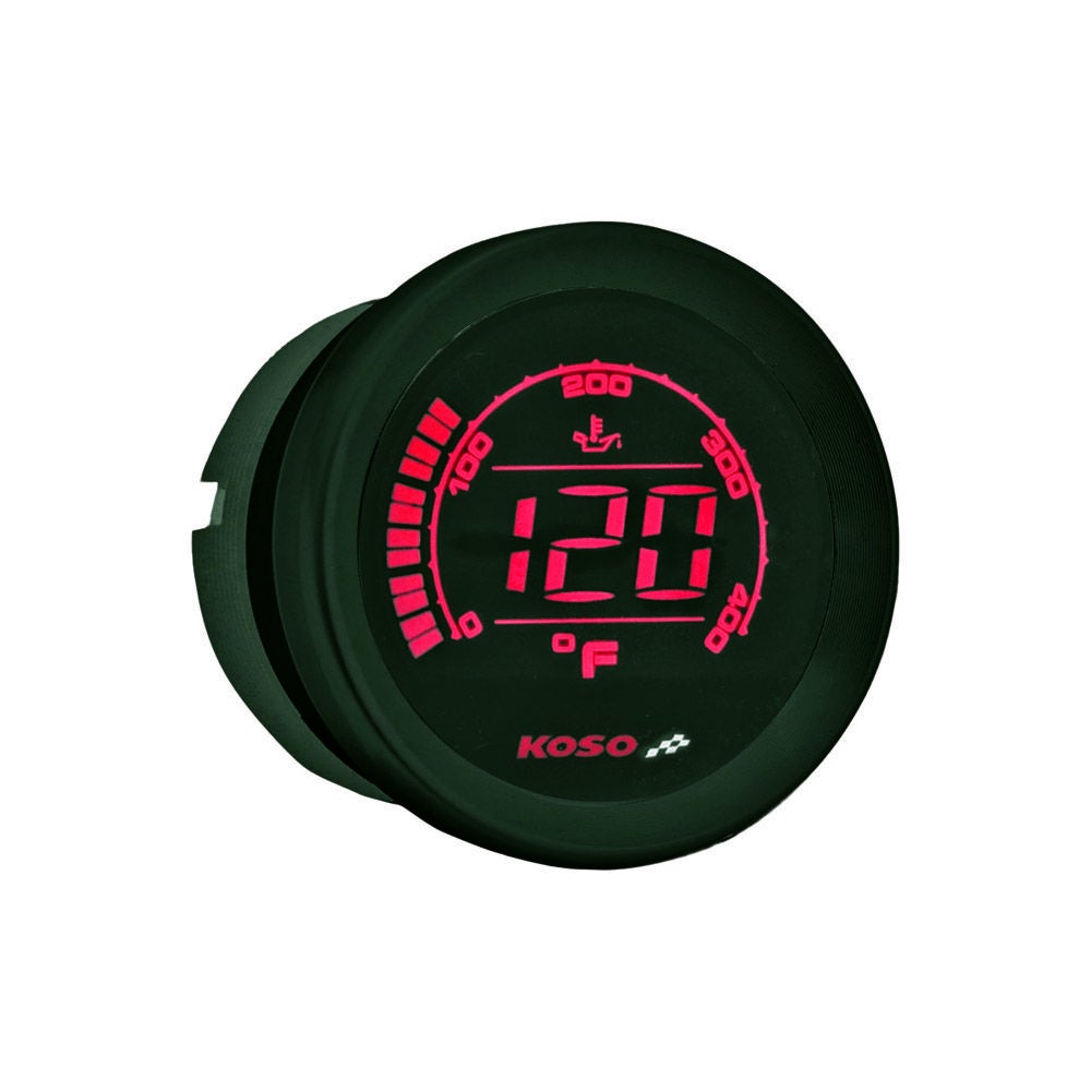 KOSO NORTH AMERICA　デジタルゲージキット　6メーター　ブラックベゼル-07
