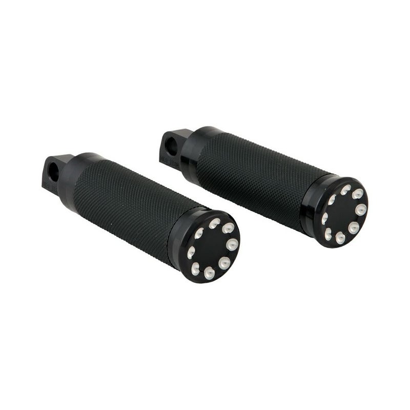 Hard Drive　カスタムフットペグ　スロットルデザイン　ブラック-01