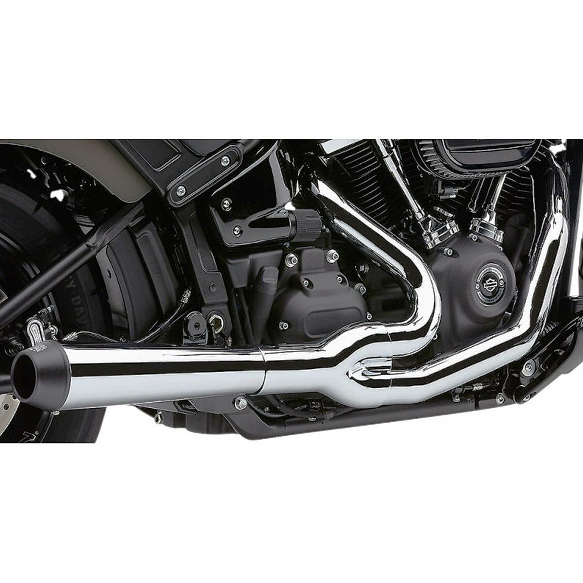 COBRA EL DIABLO 2-INTO-1エキゾースト クローム　M8ソフテイル-02