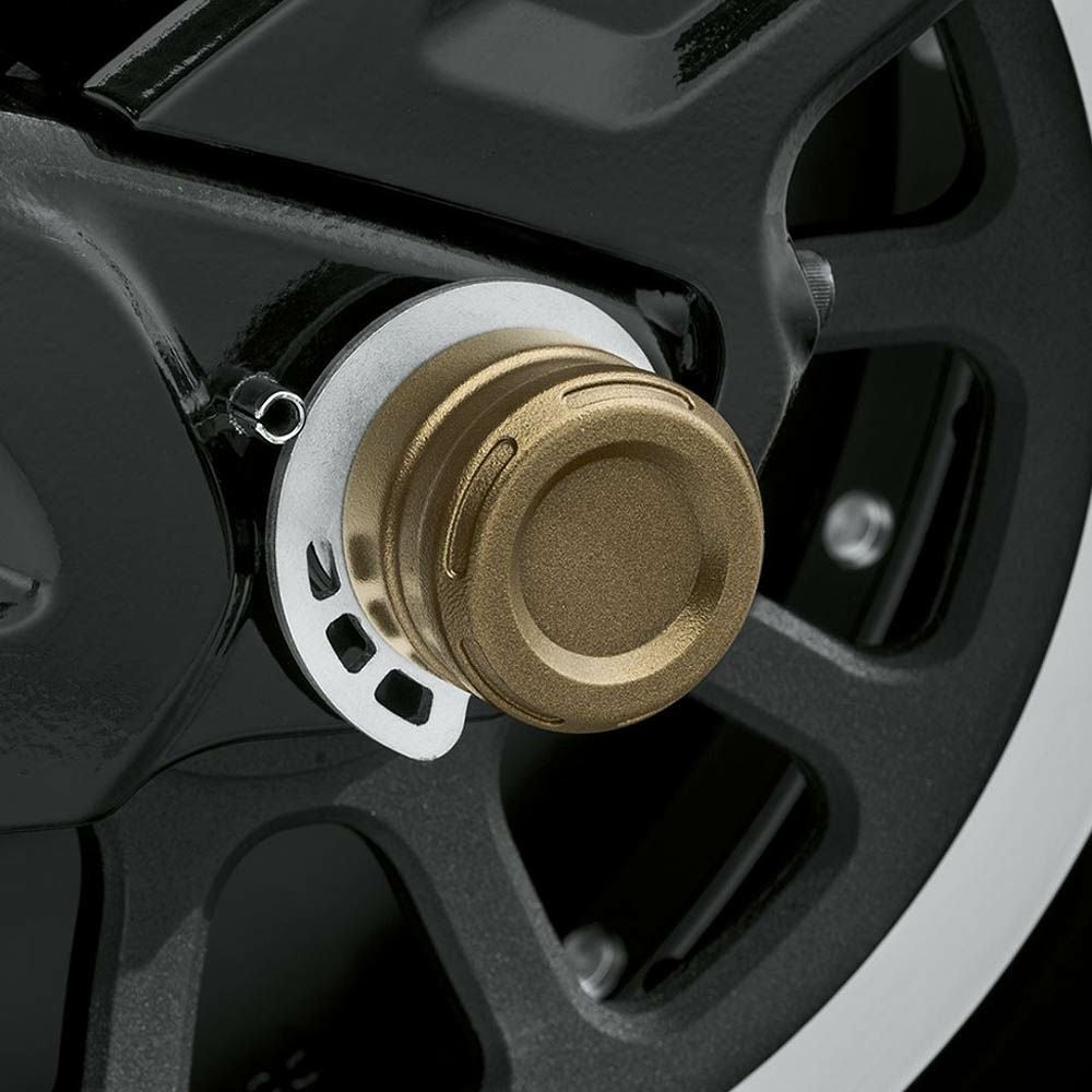 ハーレー純正☆ドミニオンコレクション リアアクスルナットカバー