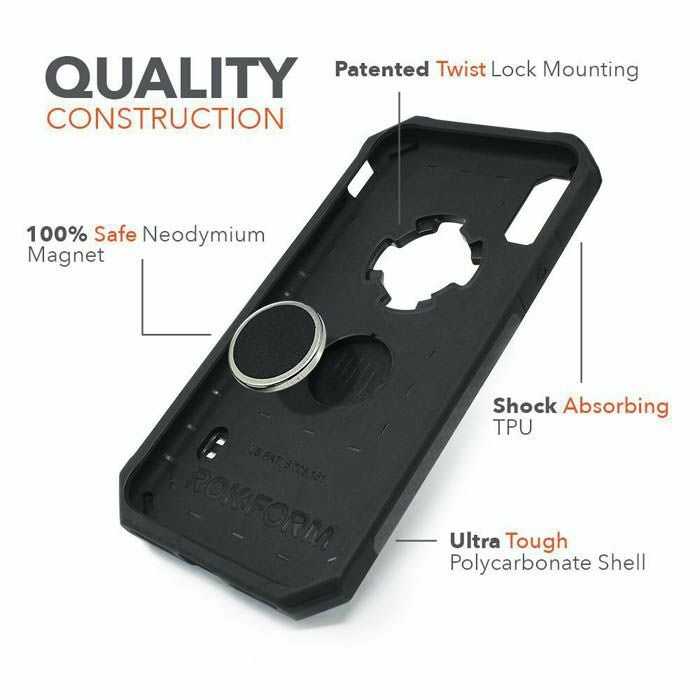 ROKFORM i-Phone X/XS Ruggedケース ガンメタル-02