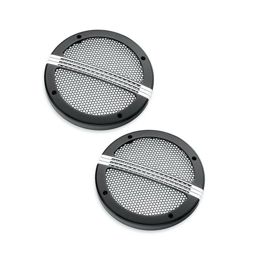 Defianceコレクション リアスピーカーグリル　ブラックマシンカット-02