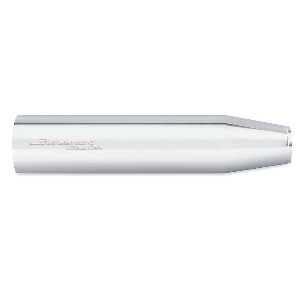 スクリ―ミンイーグル ストリートキャノンマフラー FLSB用ヒートシールド　クローム-02