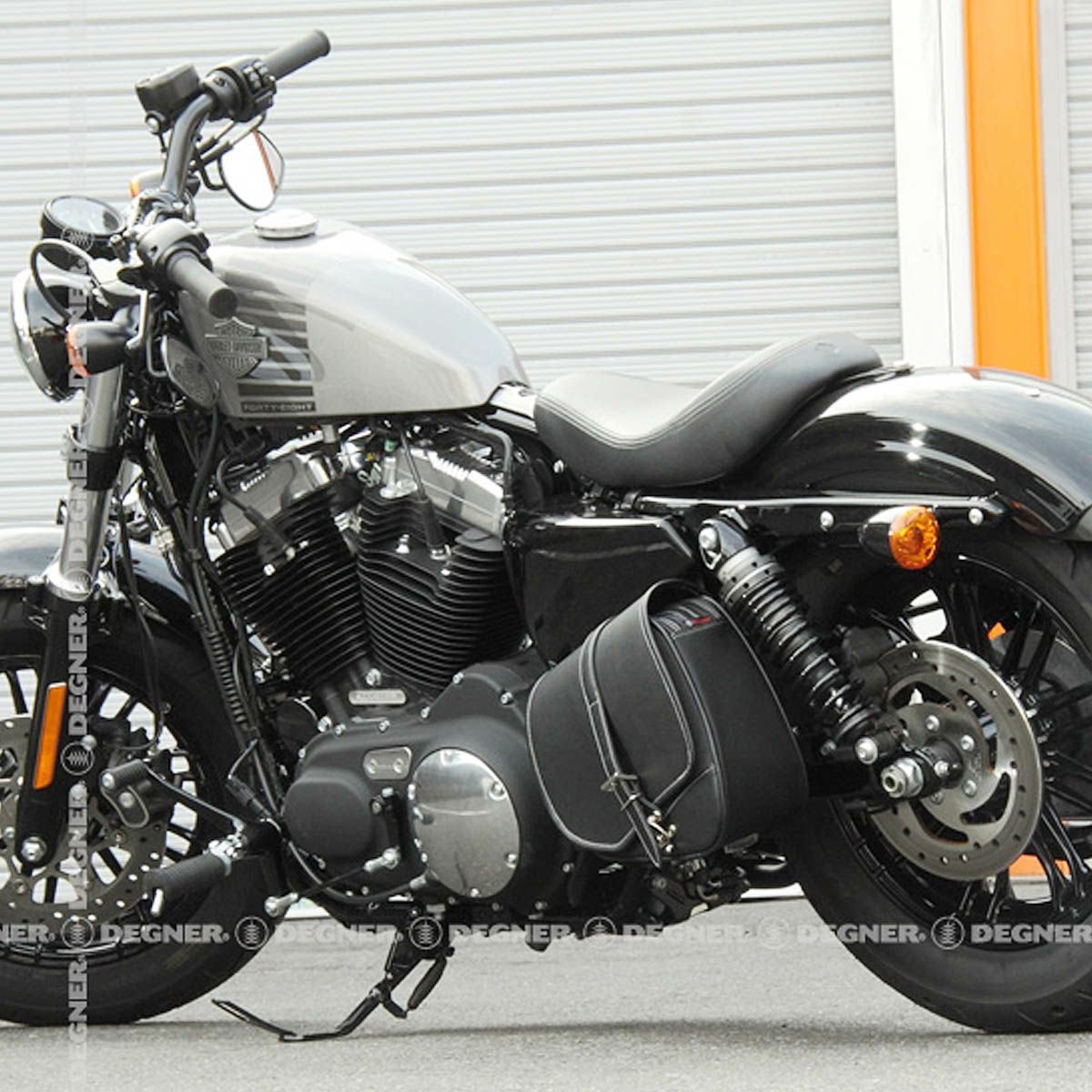 DEGNER スポーツスター専用 左側サドルバッグサポート-04