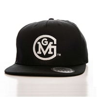 GAS MONKEY キャップ GMG Round ロゴ スナップバッグキャップ ブラック-01