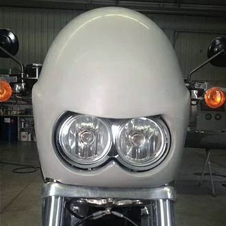 DOUGZ Custom　ファットボブ・BULLITフェアリング　スカウル　スタンダードカット-05