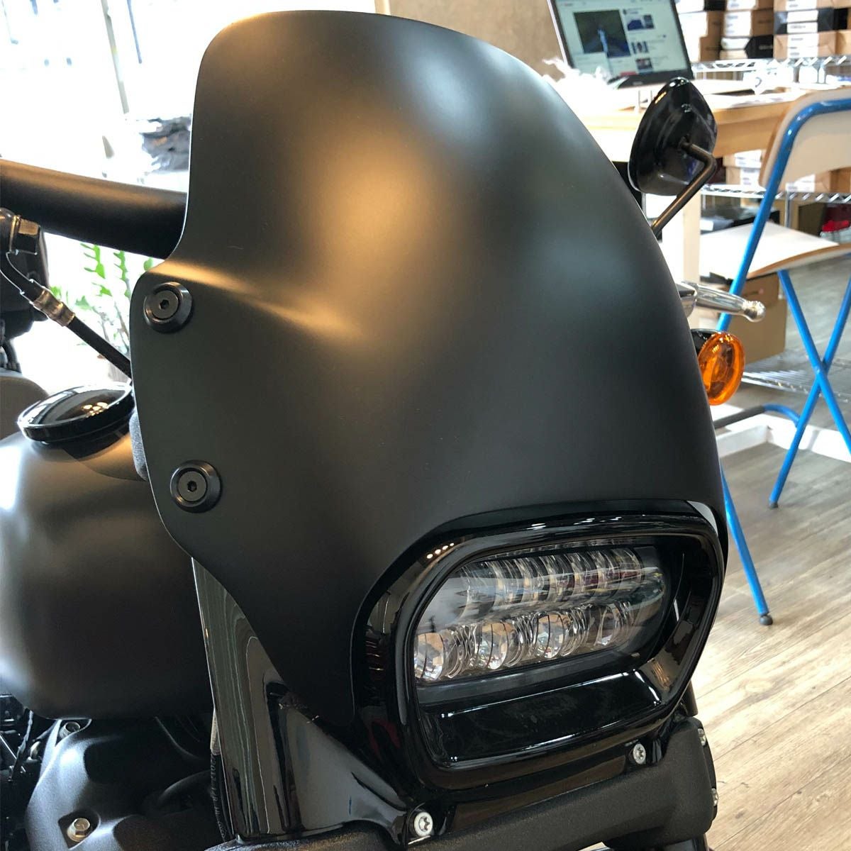 FXFB ファットボブ用ダグズカスタム フェアリング｜ハーレーカスタム