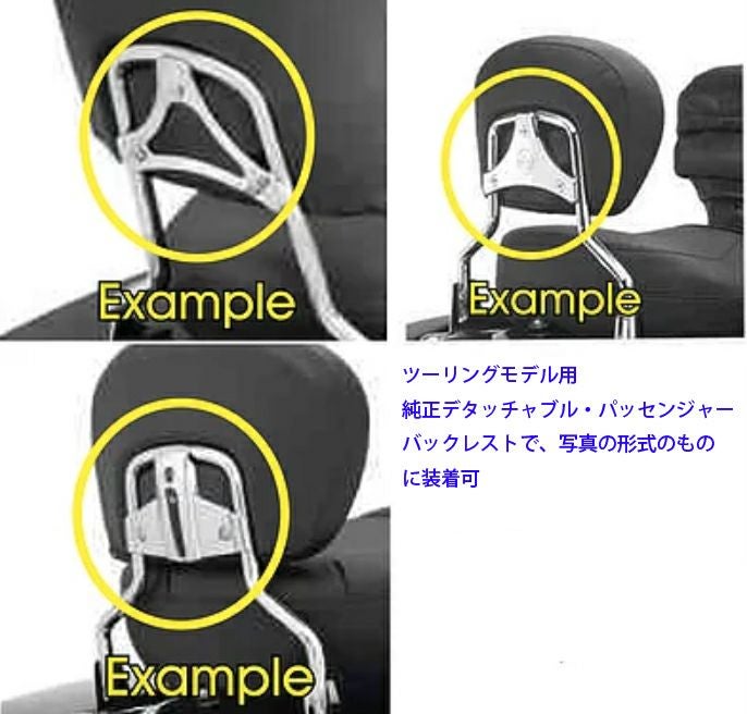 DOUGZ Custom　DONSTER バックレストマウント　クローム-02