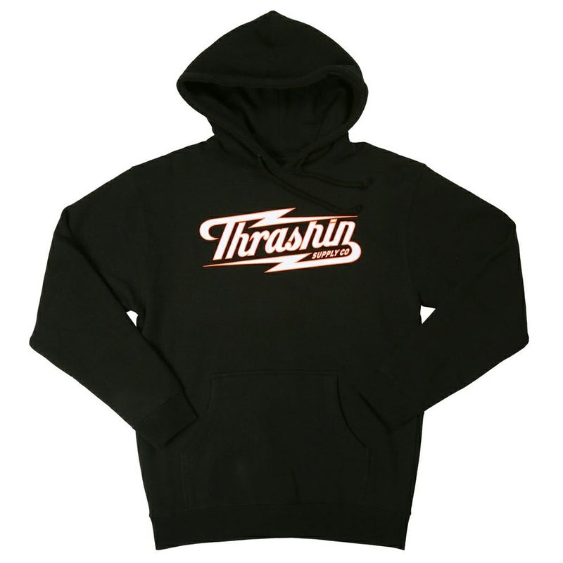 Thrashin Supply Bolted パーカー ブラック-01