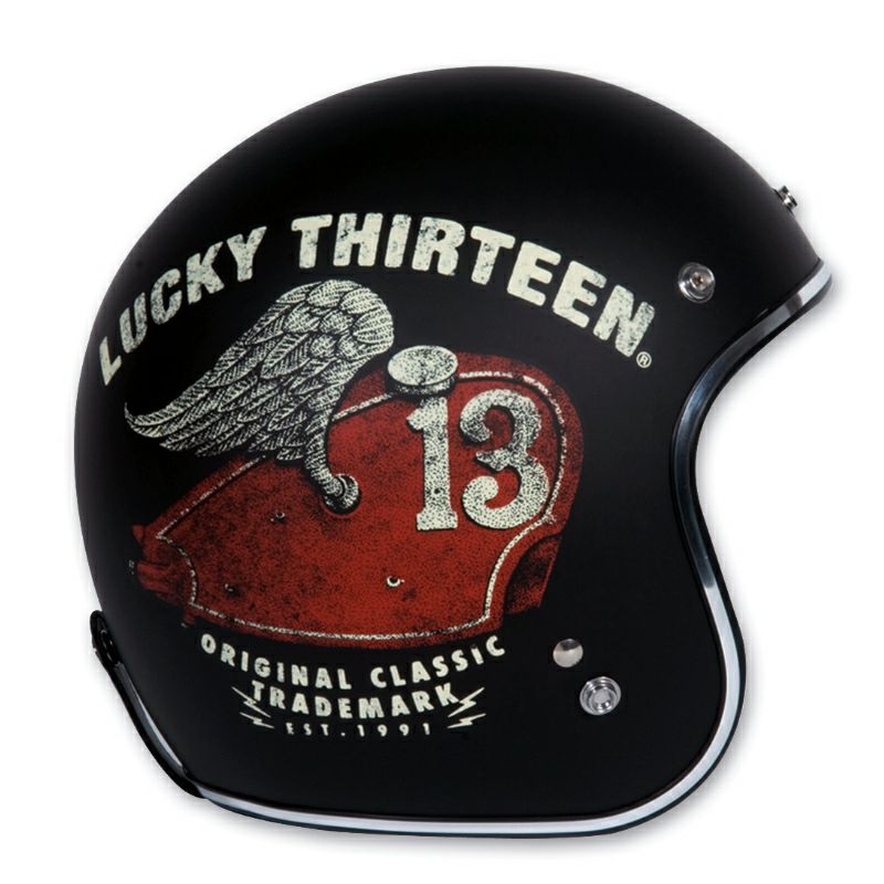 TORC Lucky13 ウィングタンク ジェットヘルメット |ハーレーパーツ専門