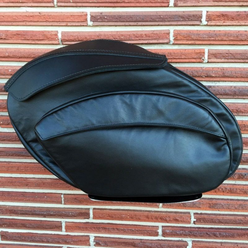 Leather Pros レトロシリーズ V3 デタッチャブル サドルバッグ 本革