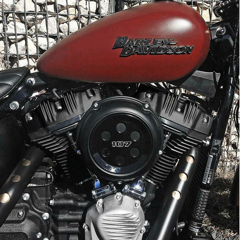 EMD Ribbed ロッカーカバー ブラック |ハーレーパーツ専門店 HDパーツ
