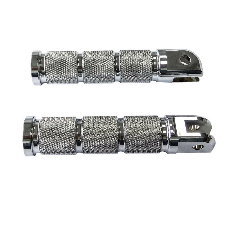 Hard drive レトロ ライダーフットペグ　クローム-01