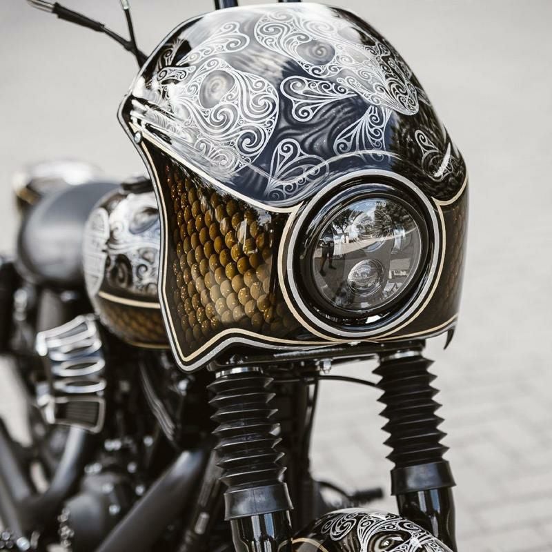 ダイナ用 KILLER Custom ウインドシールド｜ハーレーカスタムパーツ専門店