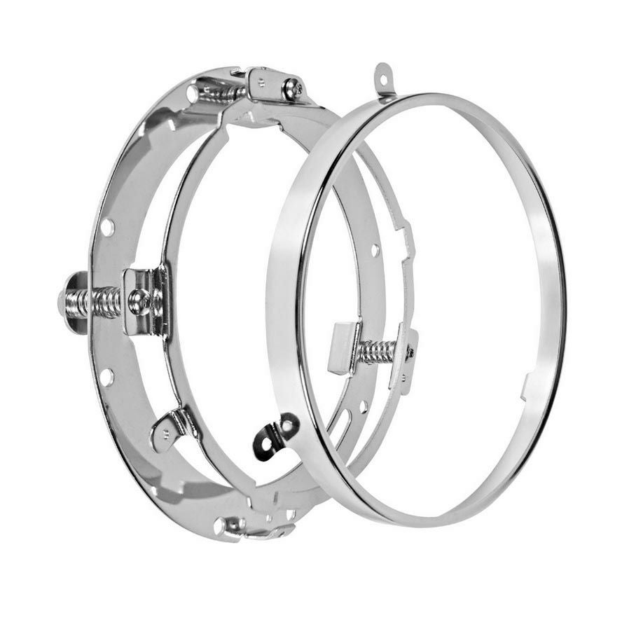 WMW  LEDヘッドライト・リングアダプタ　ツーリング、ＦＬナセル、FLD用 クローム-02