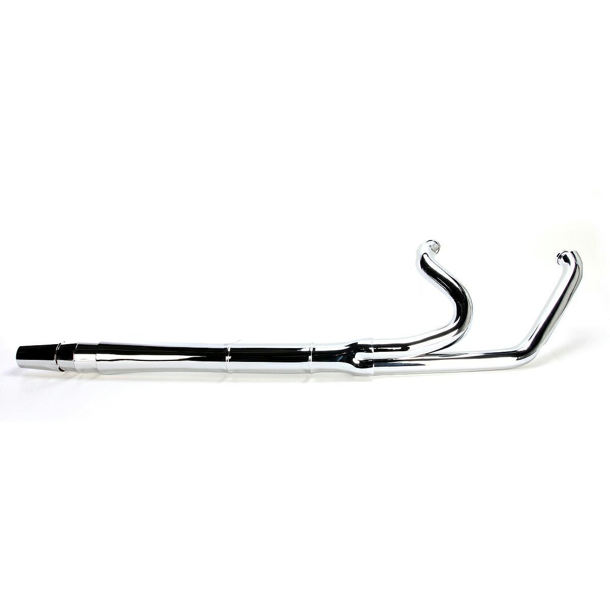 サンダーヘッダー ロングスタイル 2-1フルエキゾーストマフラー クローム　ツインカム用-02