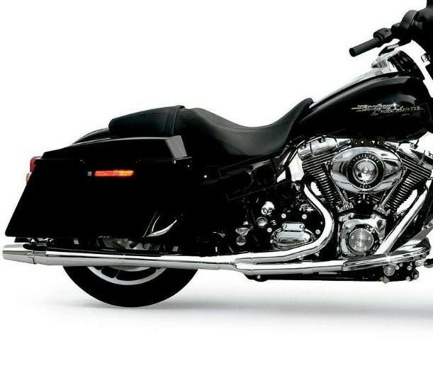 サンダーヘッダー ロングスタイル 2-1フルエキゾーストマフラー クローム　ツインカム用-05