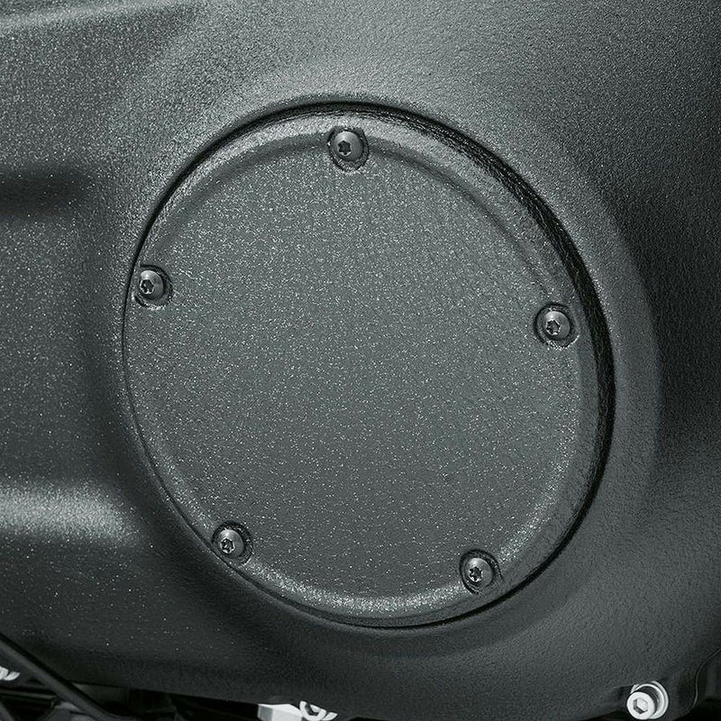 M8ソフテイル用ナロープロファイル･ダービーカバー リンクルブラック-01