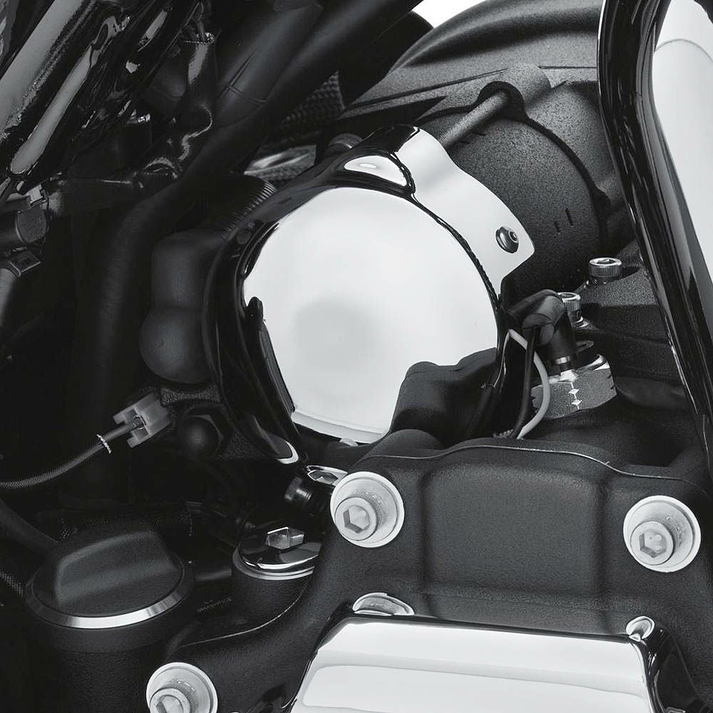 スターターモーターエンドカバー クローム-01