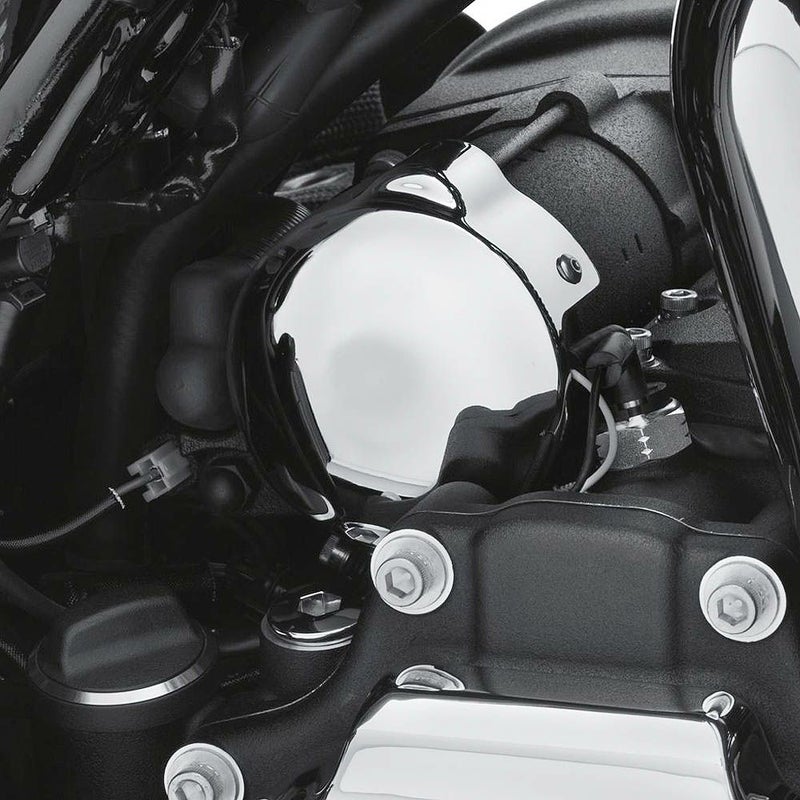 スターターモーターエンドカバー クローム-01