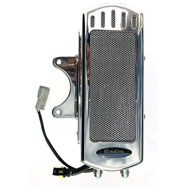 ULTRA COOL エンジンガードマウント・オイルクーラーキット M8ツーリング クローム-01