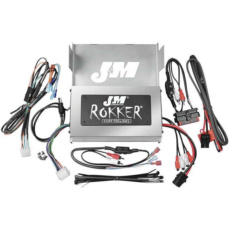 J&M ROKKER シリーズ 500w 4chアンプキット FLHTCU/FLHTK用 |ハーレー