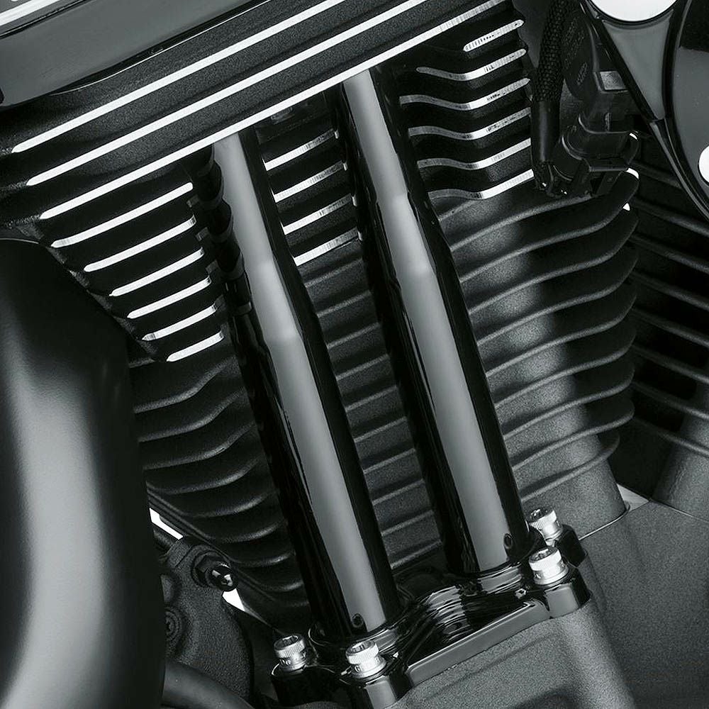 プッシュロッドカバーキット グロスブラック 【スポーツスター