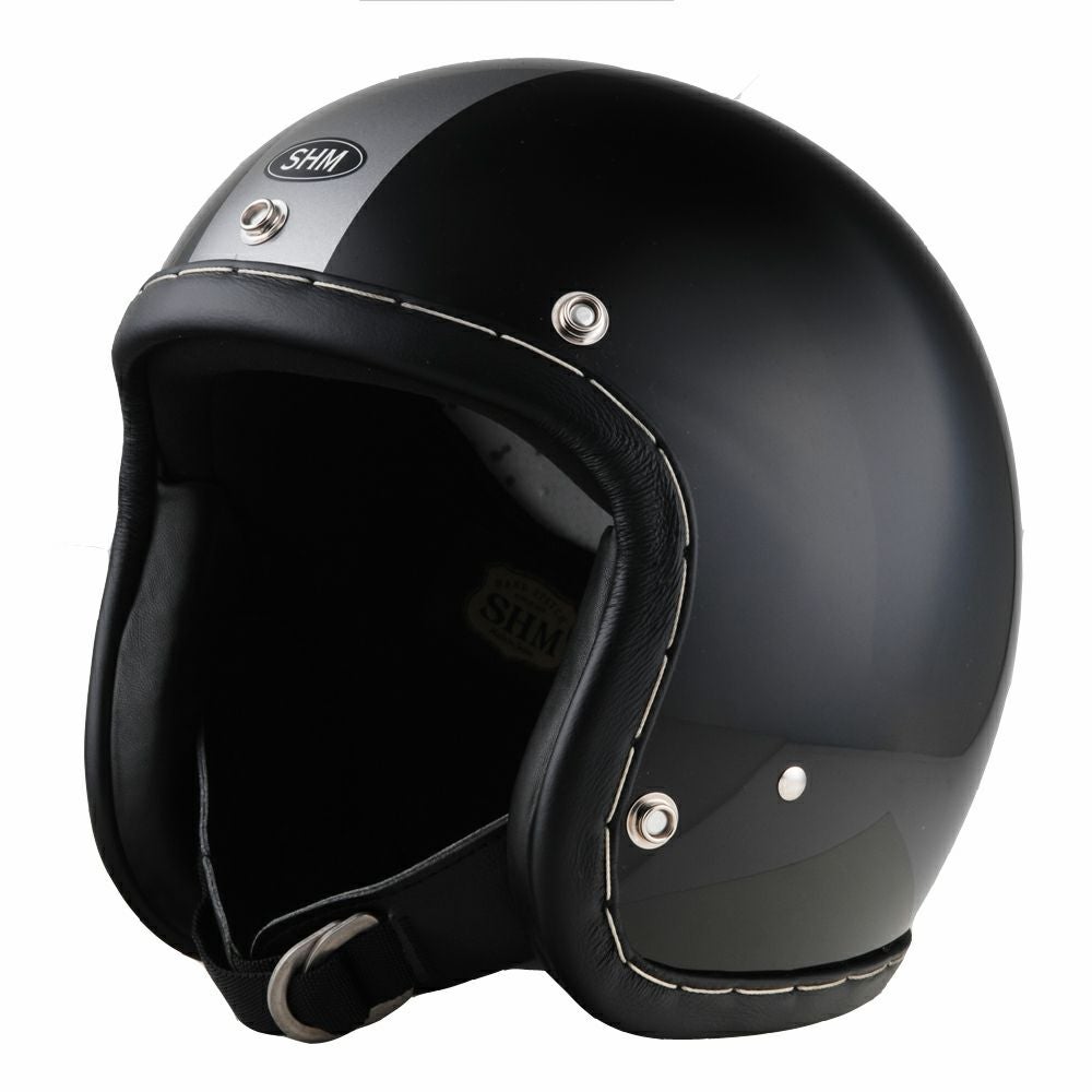 BILTWELL(ビルトウェル)「BONANZA」ジェットヘルメット グロスブラック