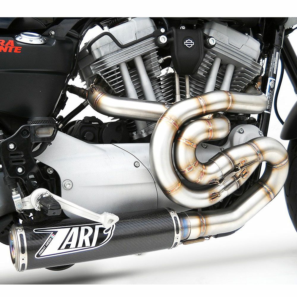 ZARD XR1200 フルエキゾーストマフラー　ステンレスヘッダー/カーボンマフラー-03