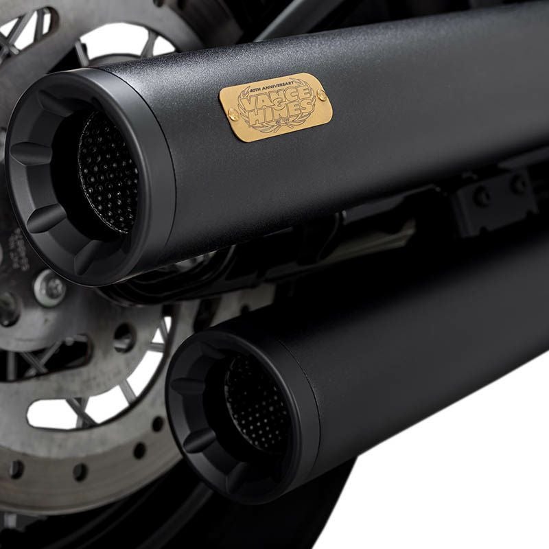 バンス＆ハインズ 40thモデル ELIMINATOR 300 スリップオンマフラー ブラック-04