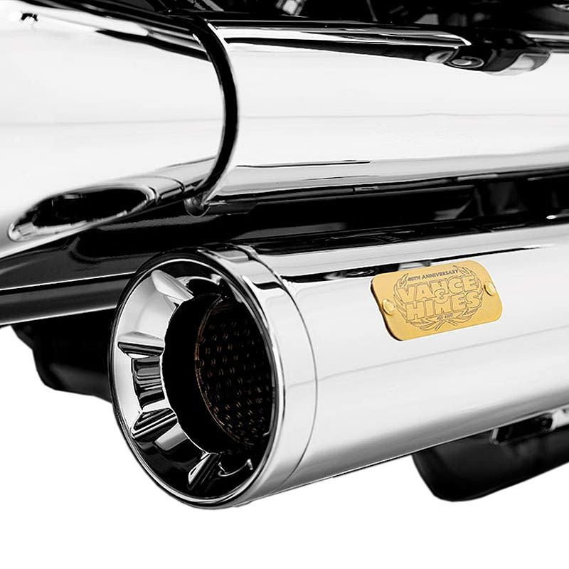 バンス＆ハインズ 40thモデル ELIMINATOR 300 スリップオンマフラー クローム-03