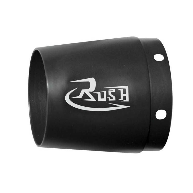 Rush（ラッシュ）Logo テーパーエンドキャップ　ブラック-01