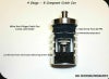 DKcustom アレンネス INVERTED エアクリーナー電子制御 ブリーザーオイルキャッチタンク(ブラック)-02