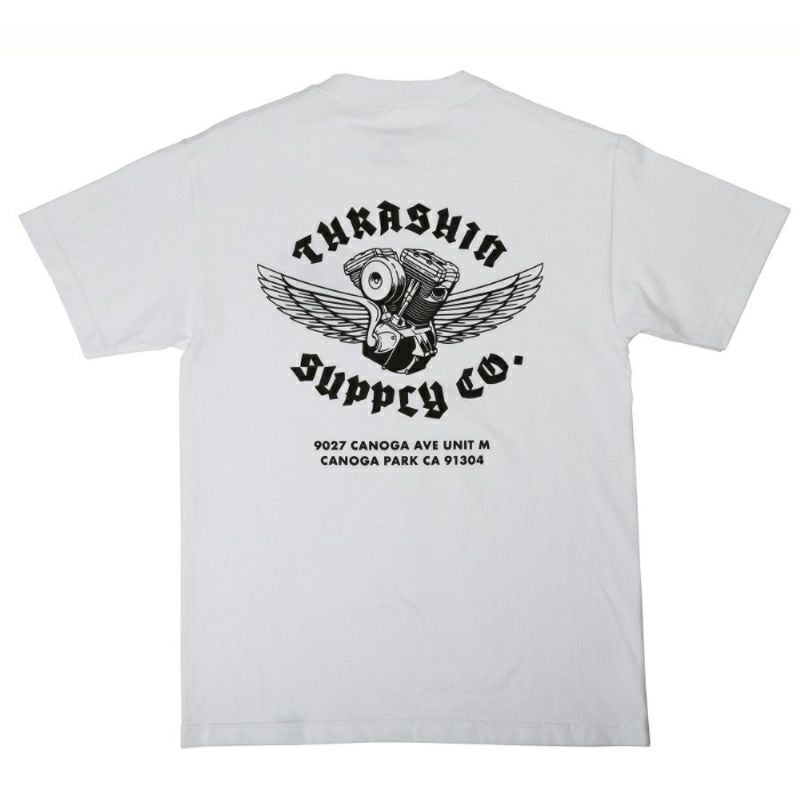 Thrashin Supply 「Shop」Tシャツ ホワイト-01