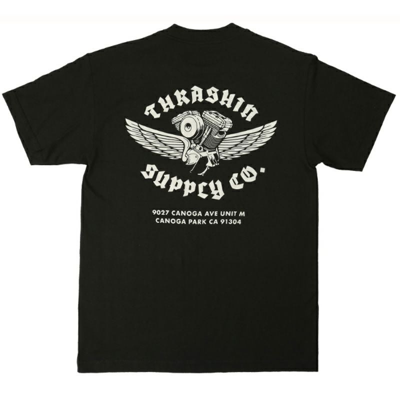 Thrashin Supply 「Shop」Tシャツ ブラック-01