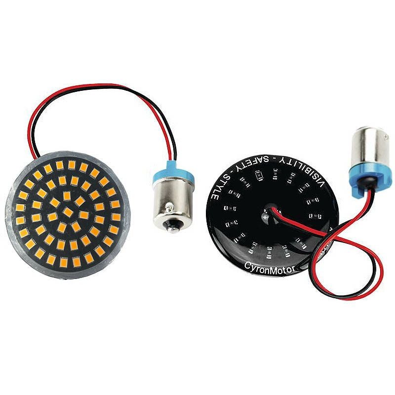 LEDブレットターンシグナル インサートキット アンバー |ハーレー