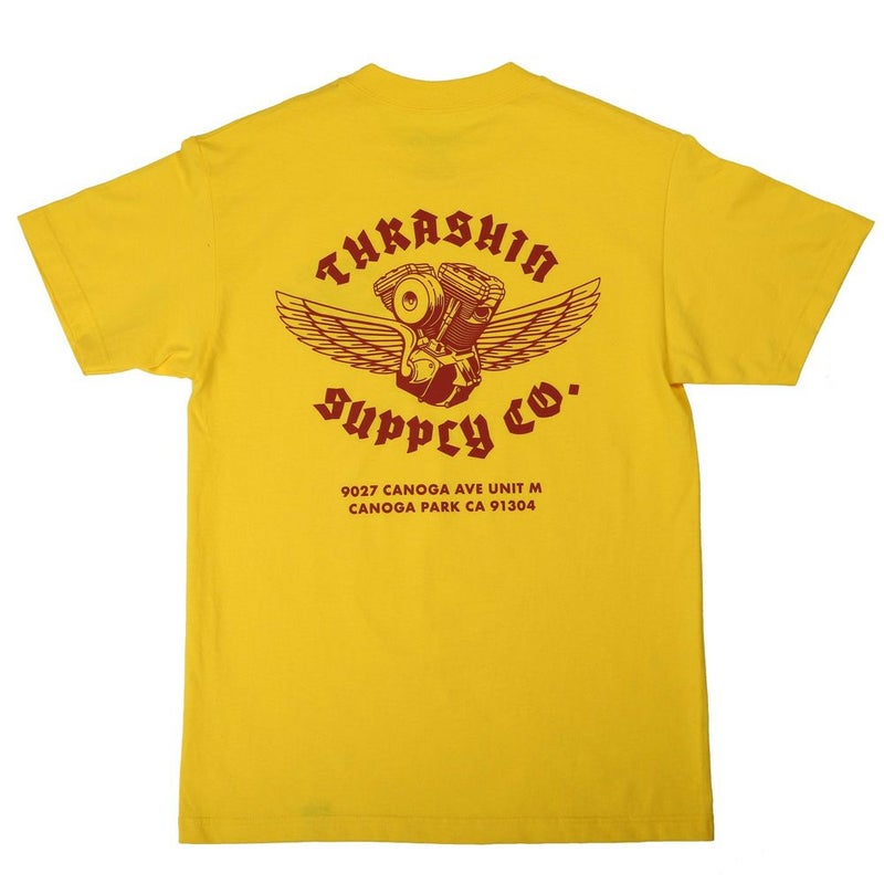 Thrashin Supply 「Shop」Tシャツ イエロー-01